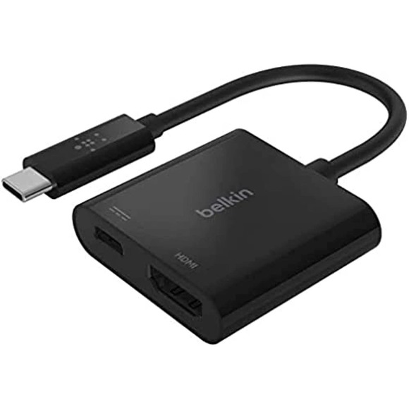 Belkin USB-C to HDMI Adapter + Charge - Picture 1 of 5